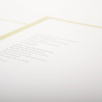 Detail der Portfolio-Mappe